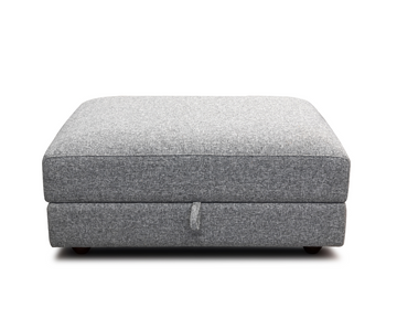 Drift Large Ottoman Footstool Grey