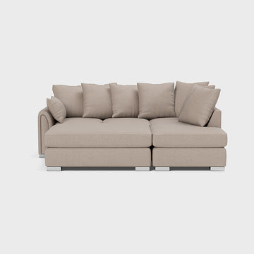 Right Corner Sofa & Footstool Set