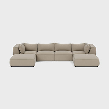 Xl U Shape Sofa Footstool End