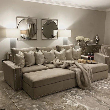 Olivia Medium Corner Sofa Bed Bundle