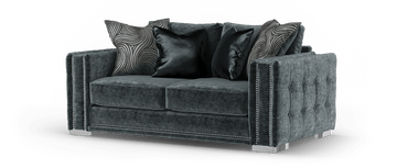 Midas Charcoal 2 Seater Sofa