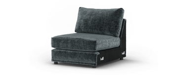 Midas Charcoal Armless Unit