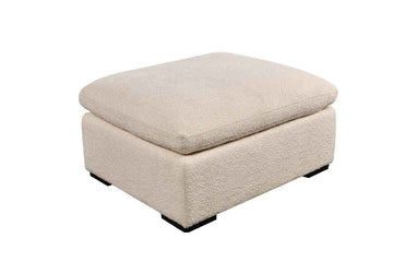Cozy Footstool Boucle Cream
