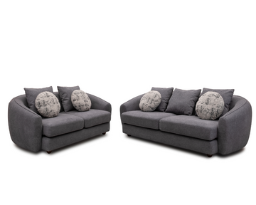 Lunar 2+3 sofa set Grey