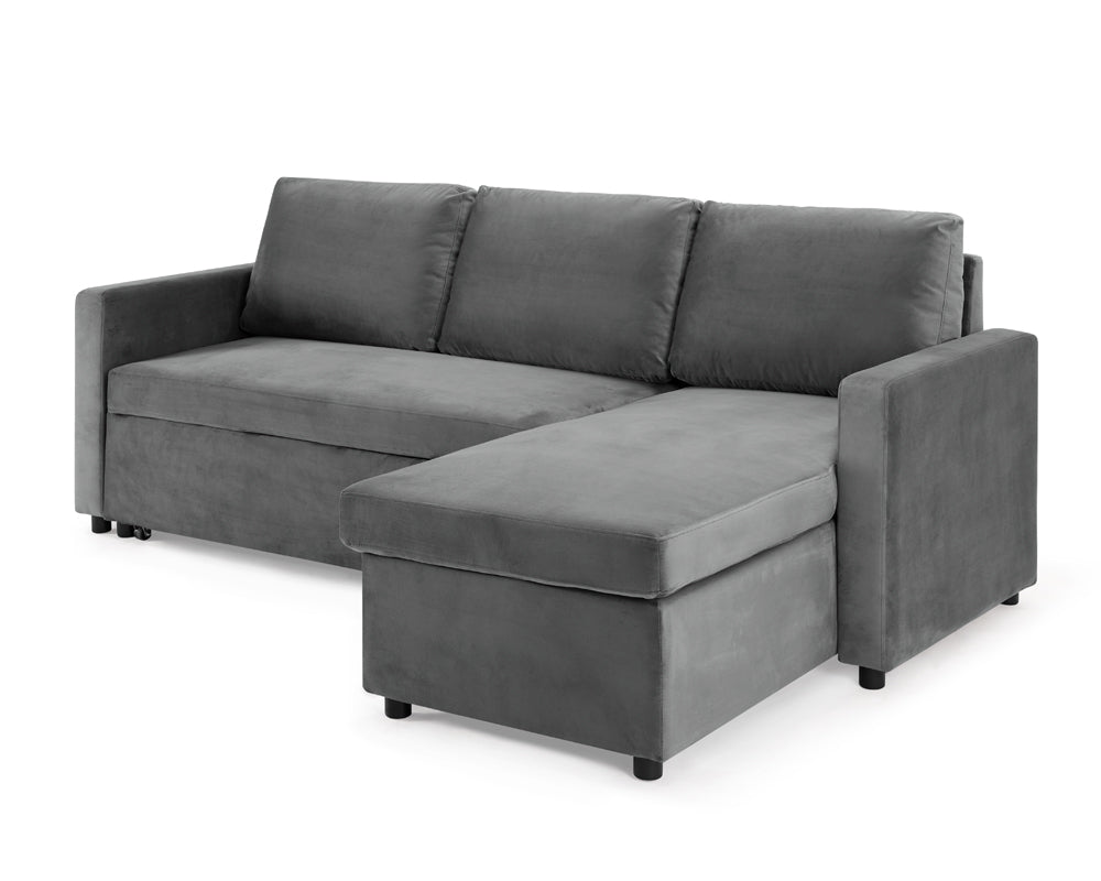 Devon Velvet Pull Out Sofa Bed