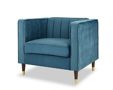 Thatcher Velvet 1 Seater Sofa