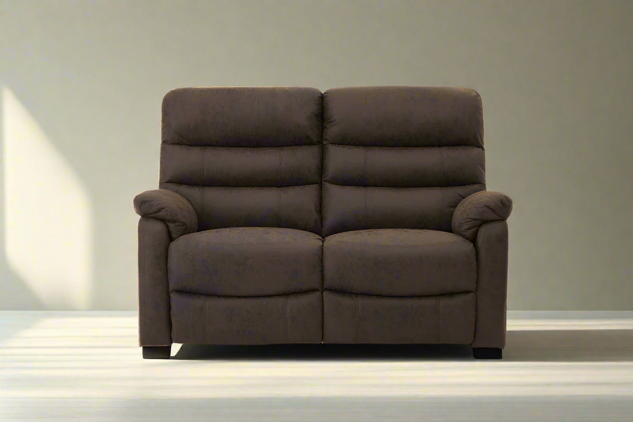 Maddox Air Leather 2 Seater Recliner Sofa