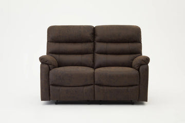 Maddox Air Leather 2 Seater Recliner Sofa