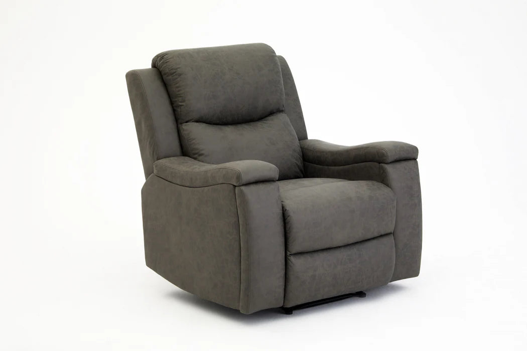 Caston Grey Air Leather Recliner