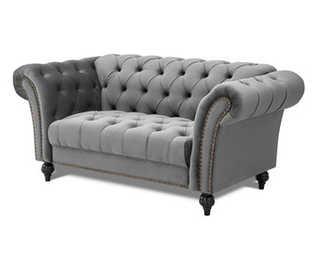 Marley Velvet Curved Sofa 2seater