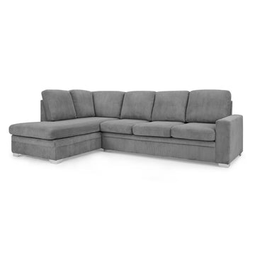 Jasper Jumbo Cord Fabric Left Hand Corner Sofa