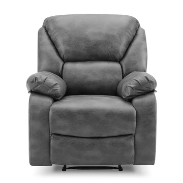 Eliot Faux Leather Fabric 1- Seater Manual Recliner