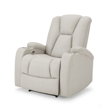 Heather Air Leather 1-Seater Electric Recliner