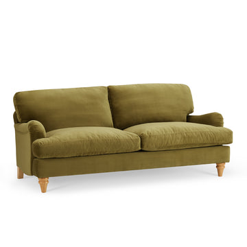 Mason Velvet Fabric 2 Seater Sofa