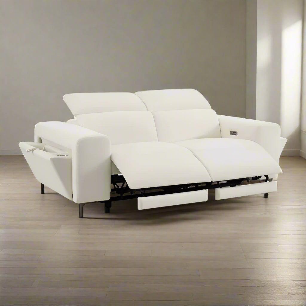 Sophia 2 Seater Power Recliner Sofa w/ Power Headrest