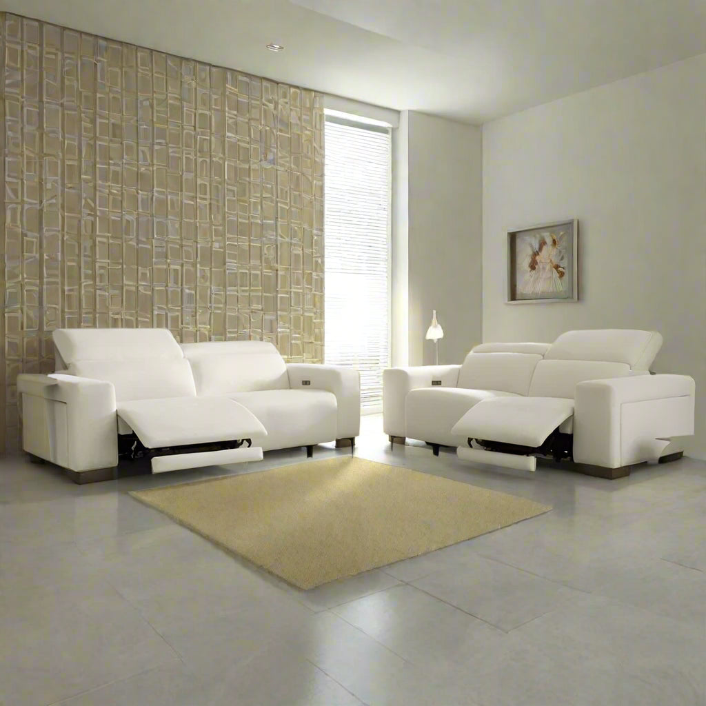 Sophia 2+3 Seater Power Recliner Sofa w/ Power Headrest