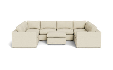 Gala U Shape Sofa + Ottoman