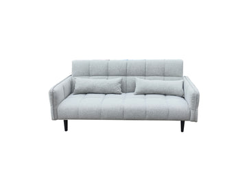 Pendle 3 seater Click Clack Sofa bed Silver