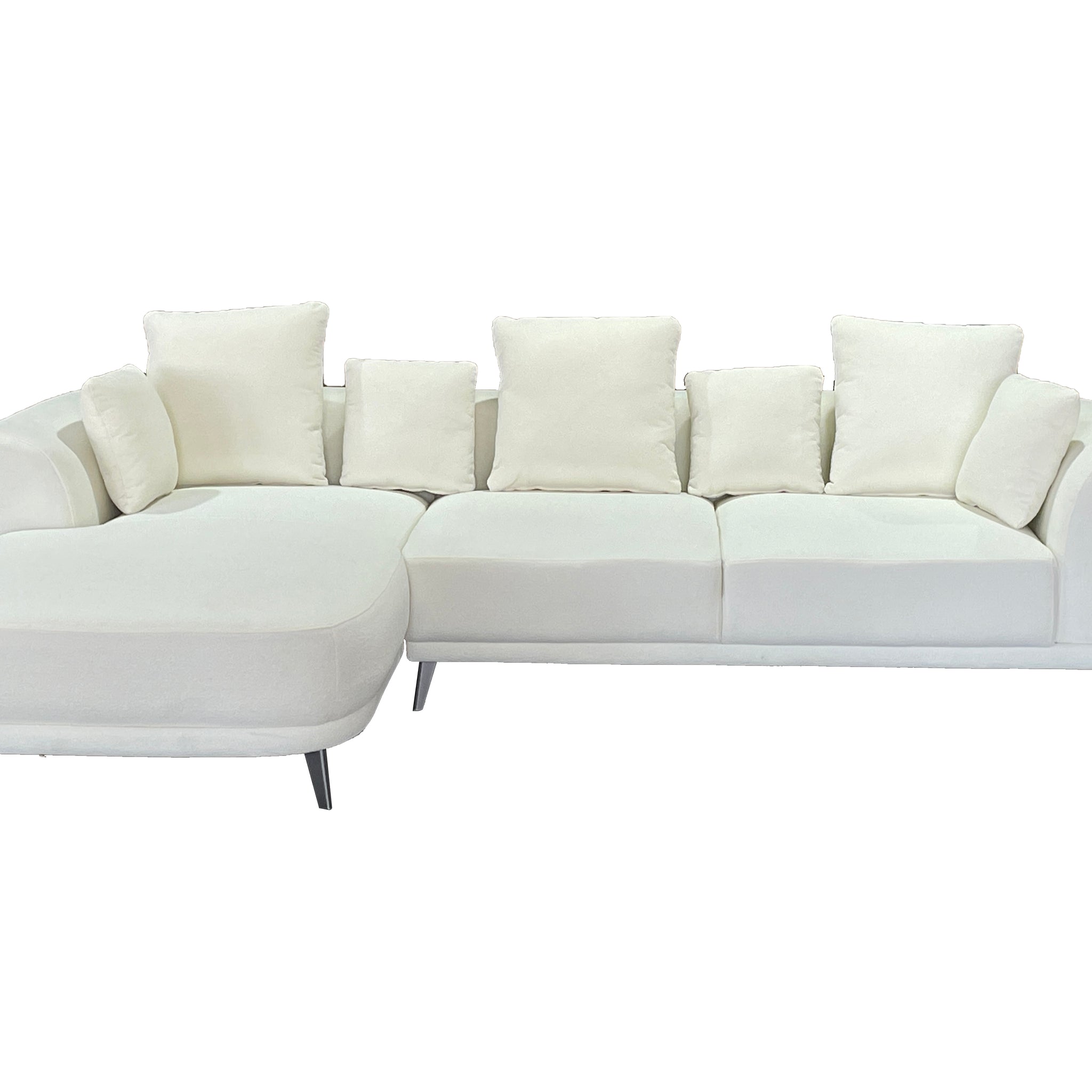 Marvella Left Hand Corner Sofa with Chase Cream