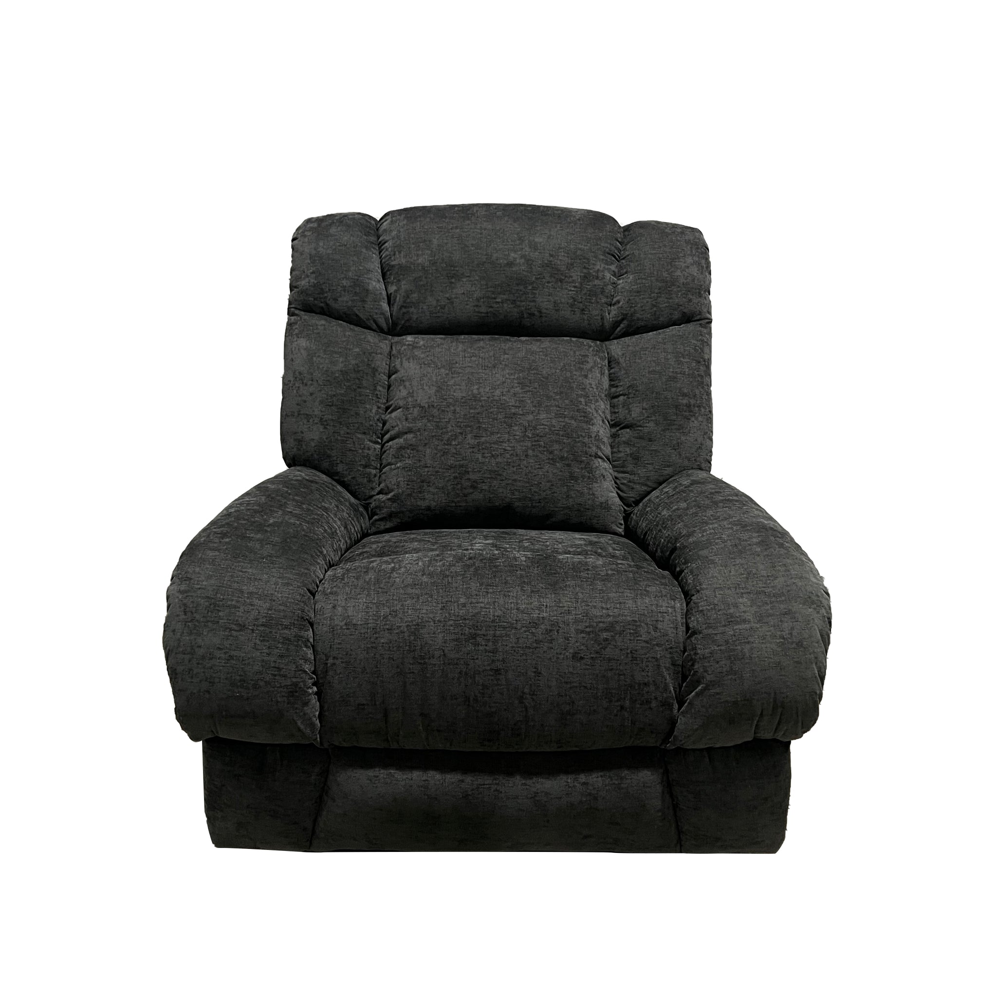 Harlow Fabric 1 Seater Electric Recliner Set Grey