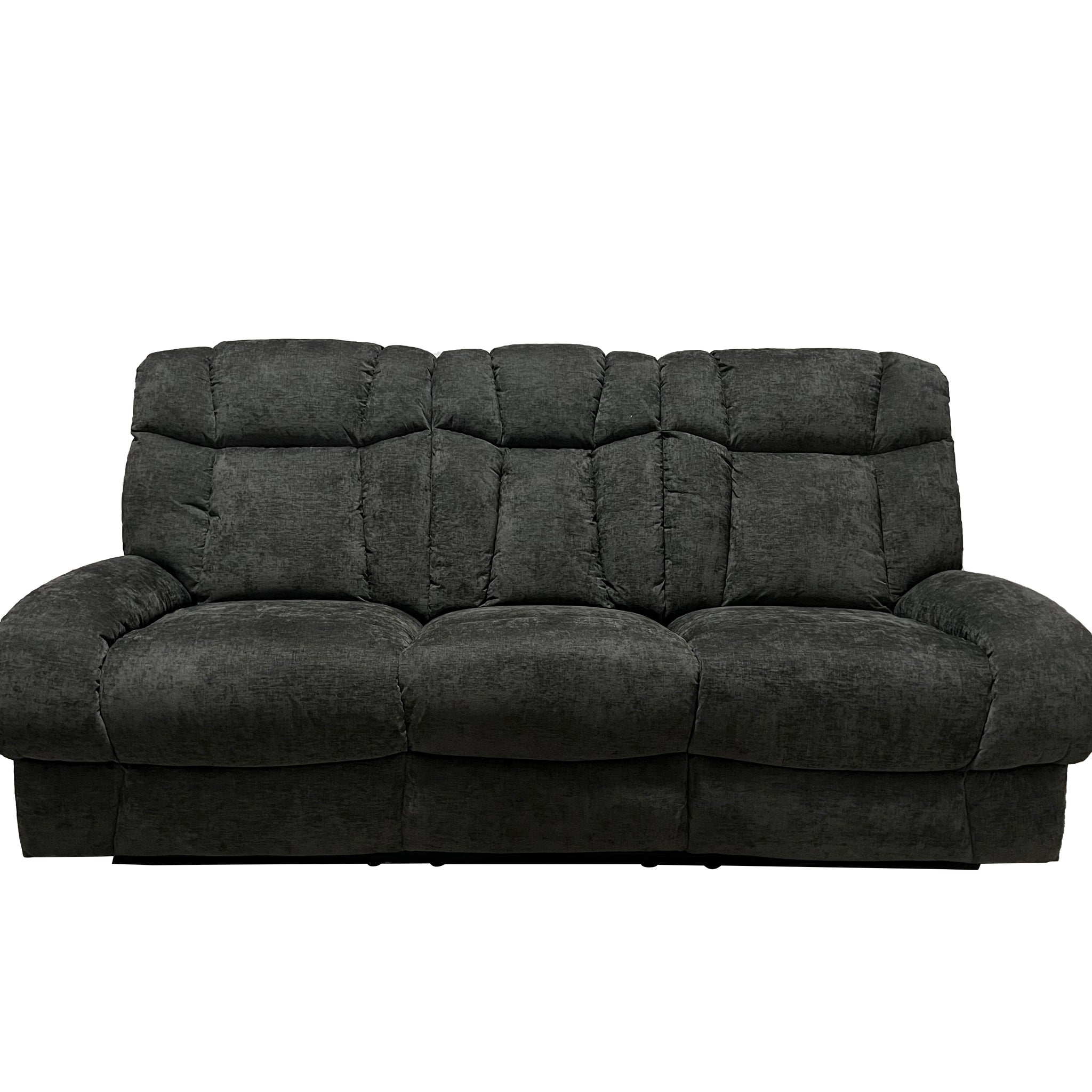 Harlow Fabric 3 Seater Electric Recliner Set Grey