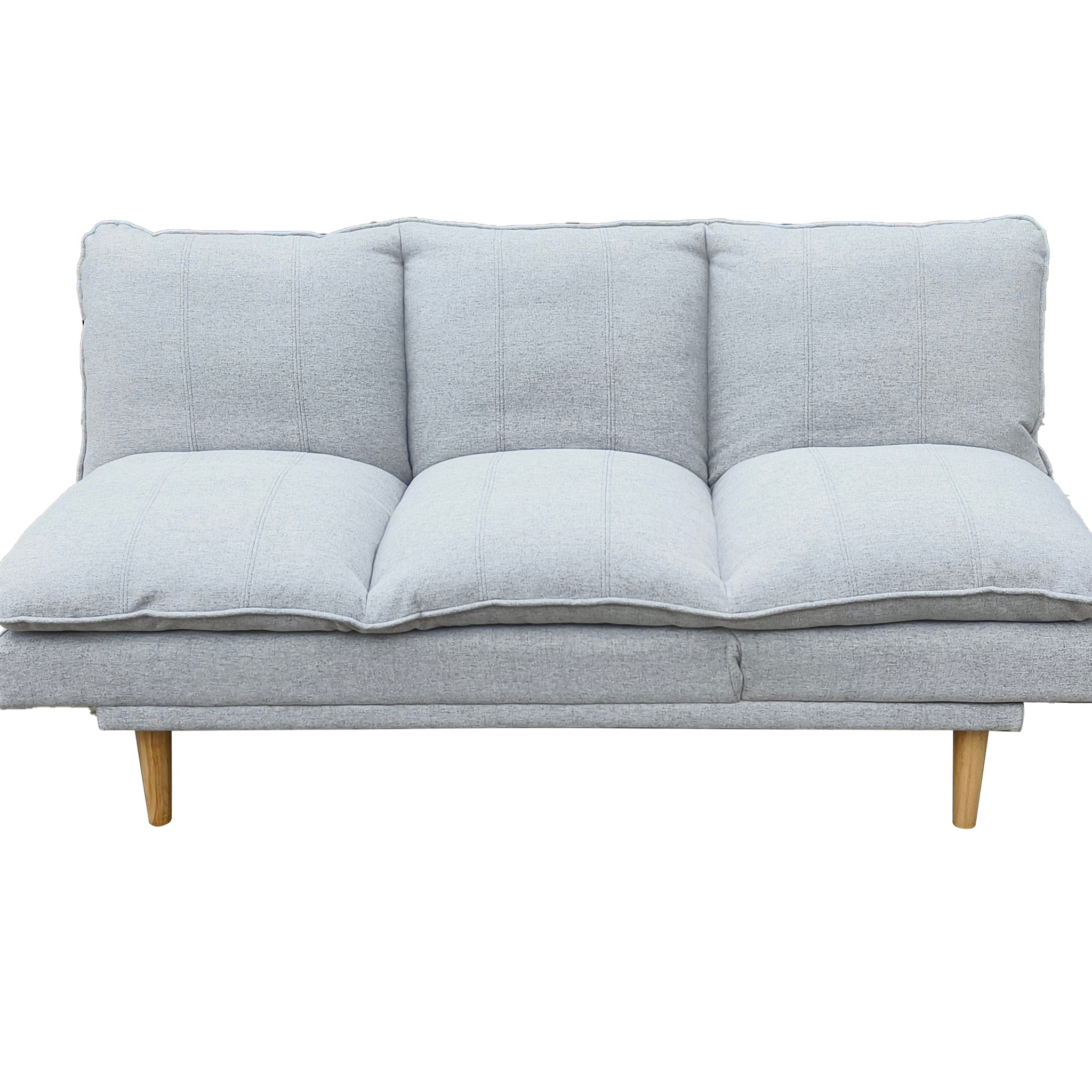 Restora 3 seater Click Clack sofa bed Silver