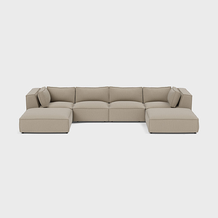 Xl U Shape Sofa Footstool End