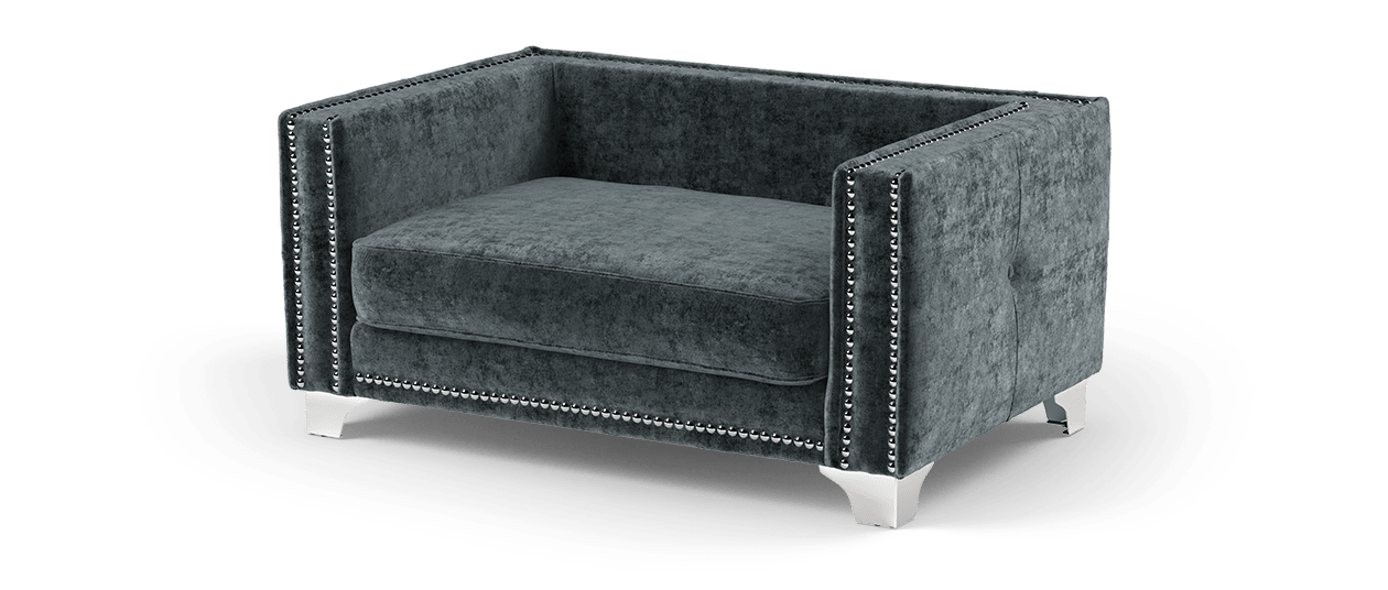 Midas Charcoal Dog Sofa