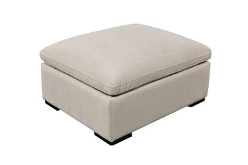 Cozy Footstool Luxe Cream